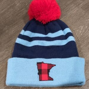 Minnesota Pom-Pom Beanie- Like new!